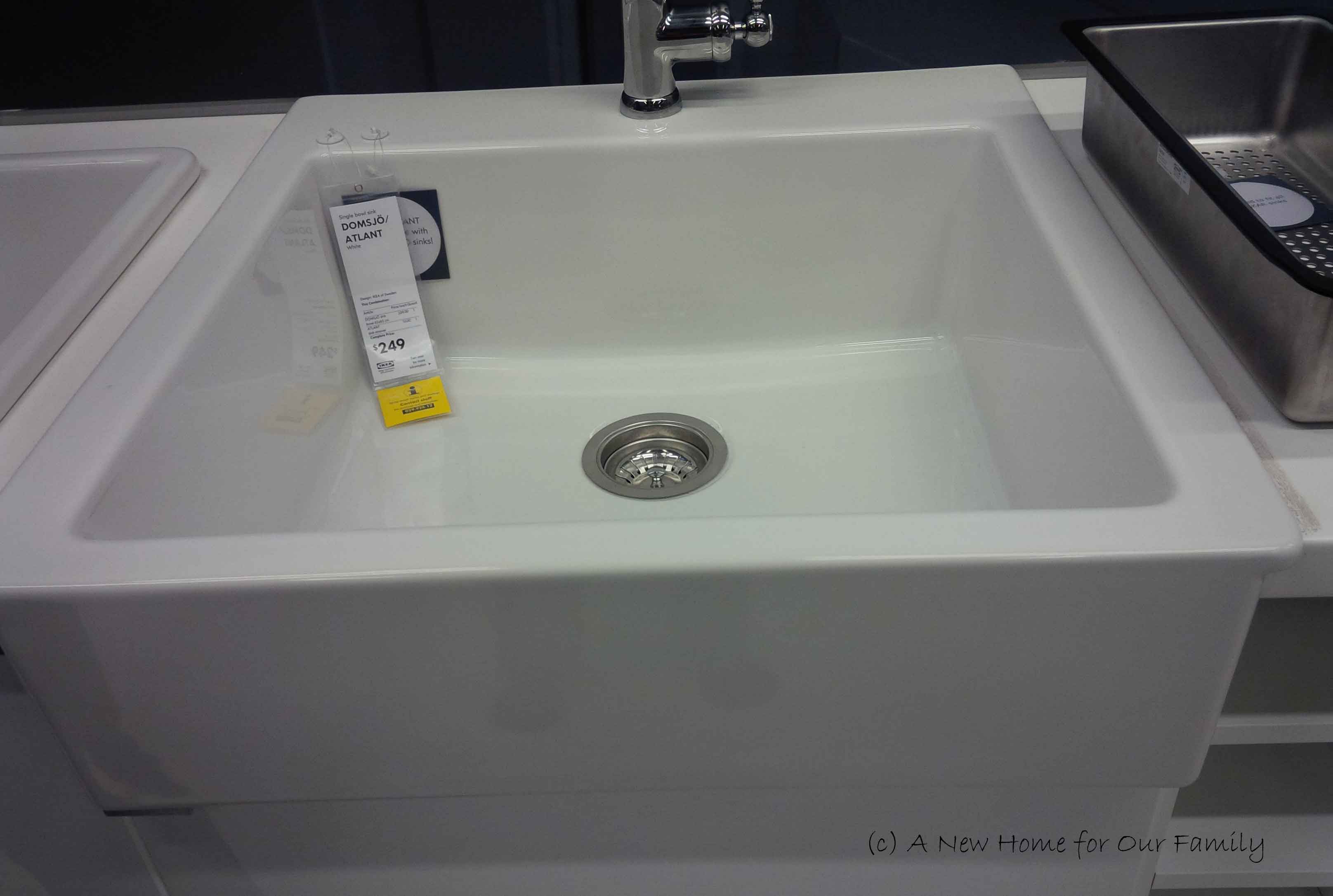 Ikea Ceramic Kitchen Sink Our New Home