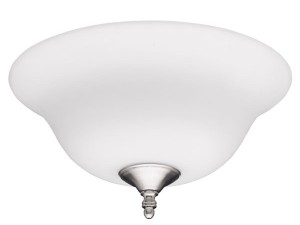 Hunter Scavo Glass Bowl Ceiling Fan Light