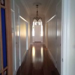 Sunlight through the hallway