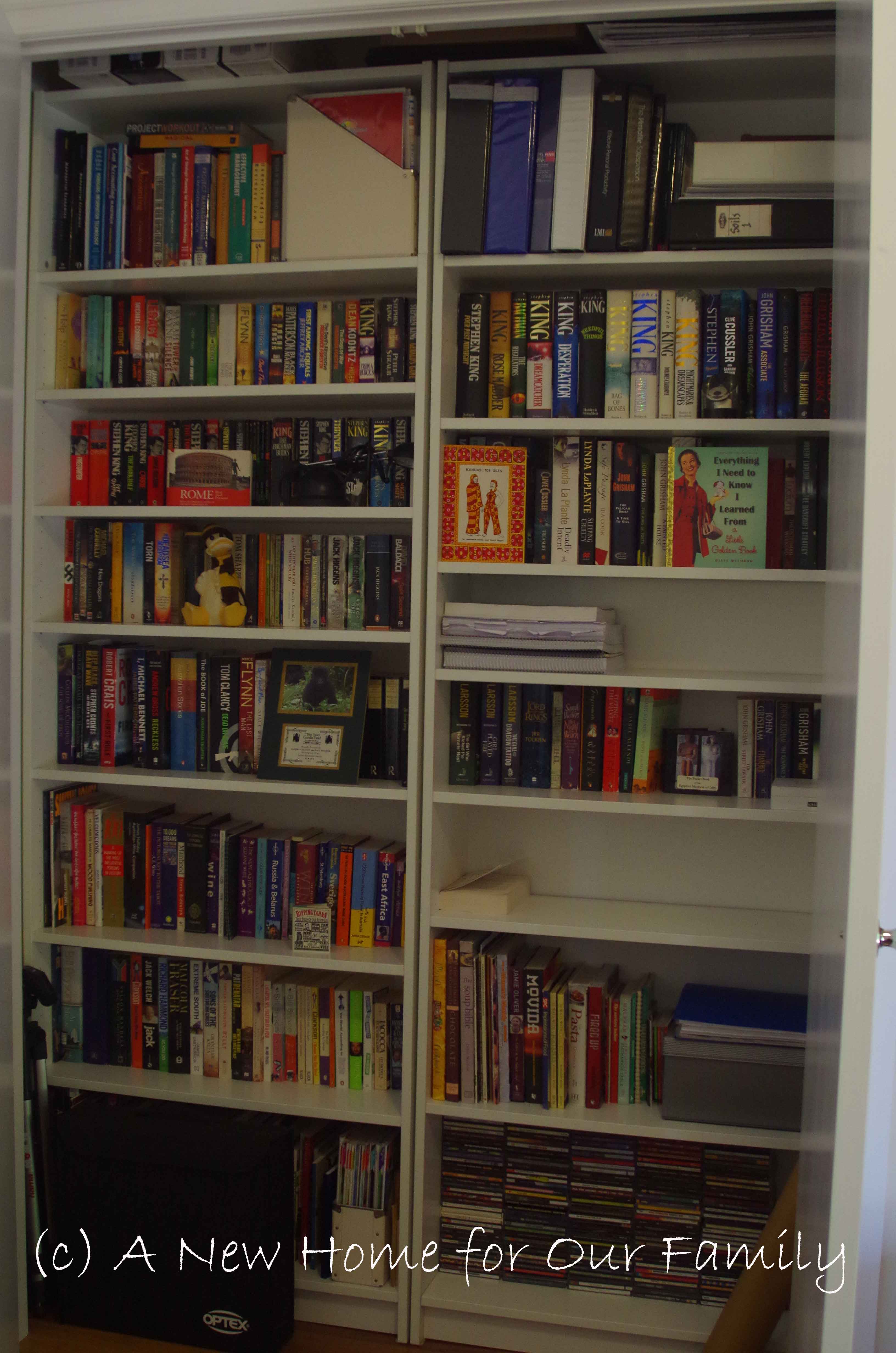 Study wardrobe - Ikea Billy bookcases